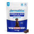 30 Count Dermabliss Omega & Skin Soft Chews for Dogs Skin & Body Health