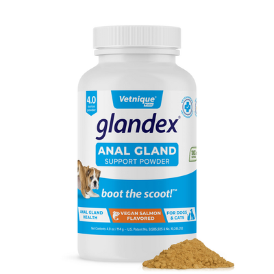 Glandex Anal Gland Support Powder- Vegan Salmon Flavored