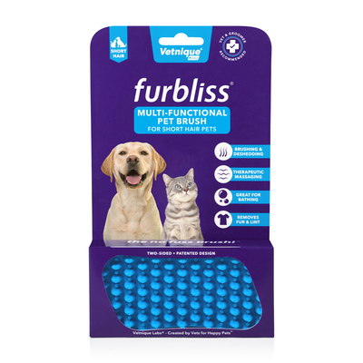 Furbliss® - Blue Brush for Pets with Short Hair-