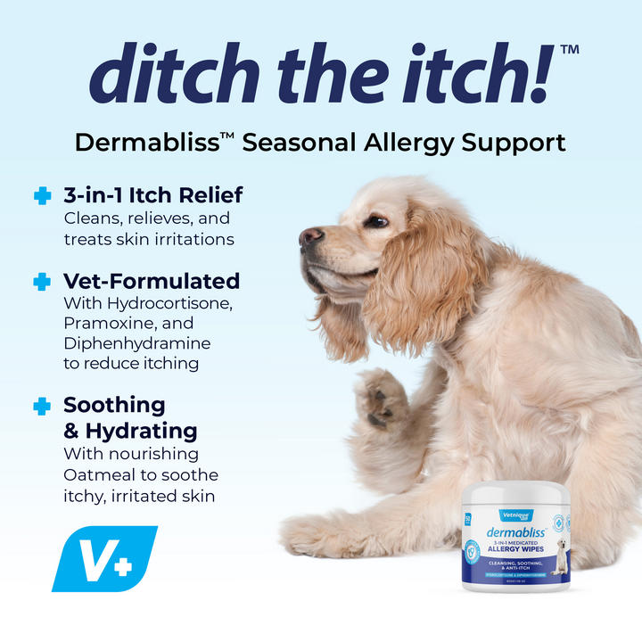 Dermabliss 3-in-1 Medicated Allergy Wipes Features