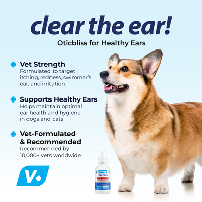 Oticbliss Vet-Strength Pet Ear Drops with MicroSilver BG™