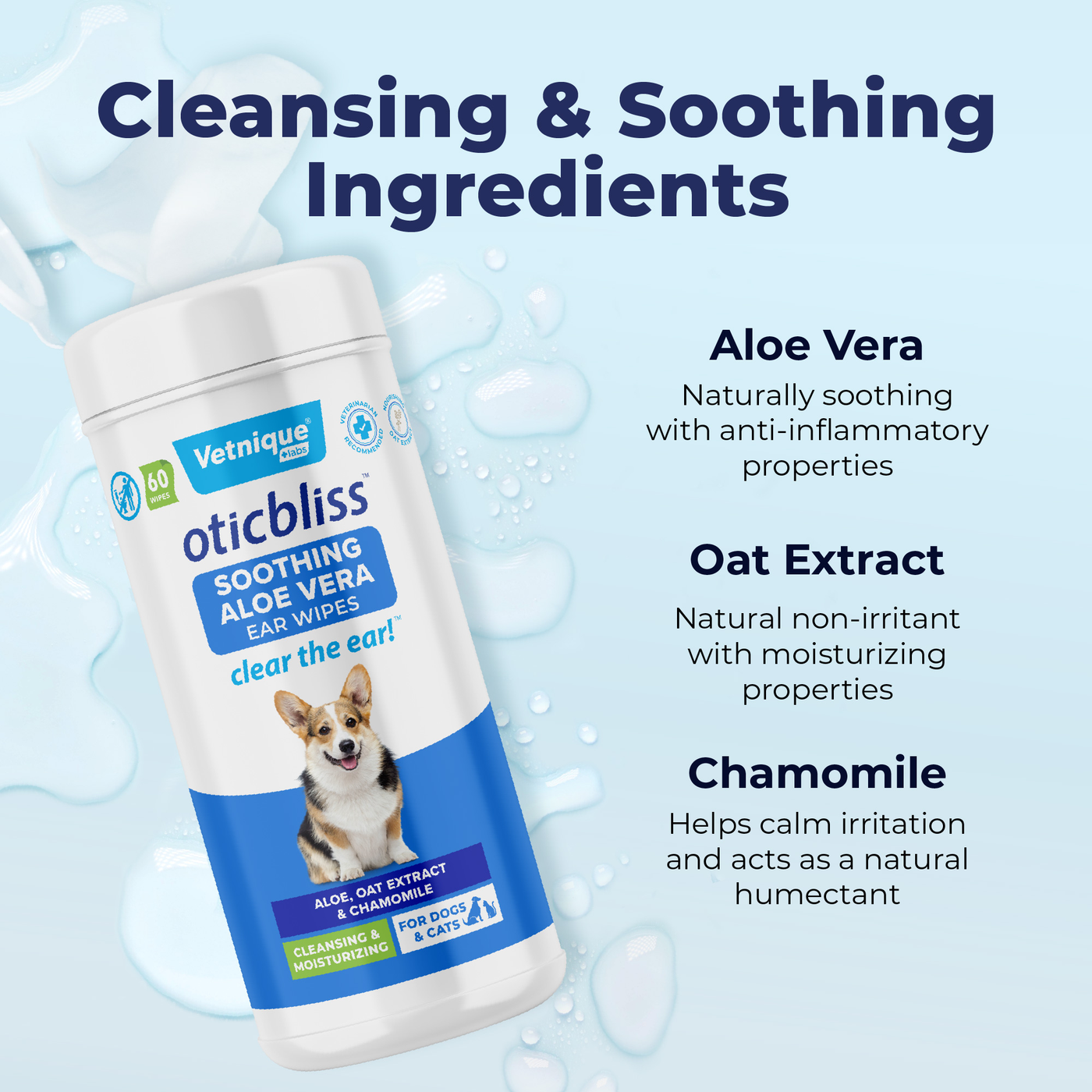 Cleansing and Soothing Ingredietns