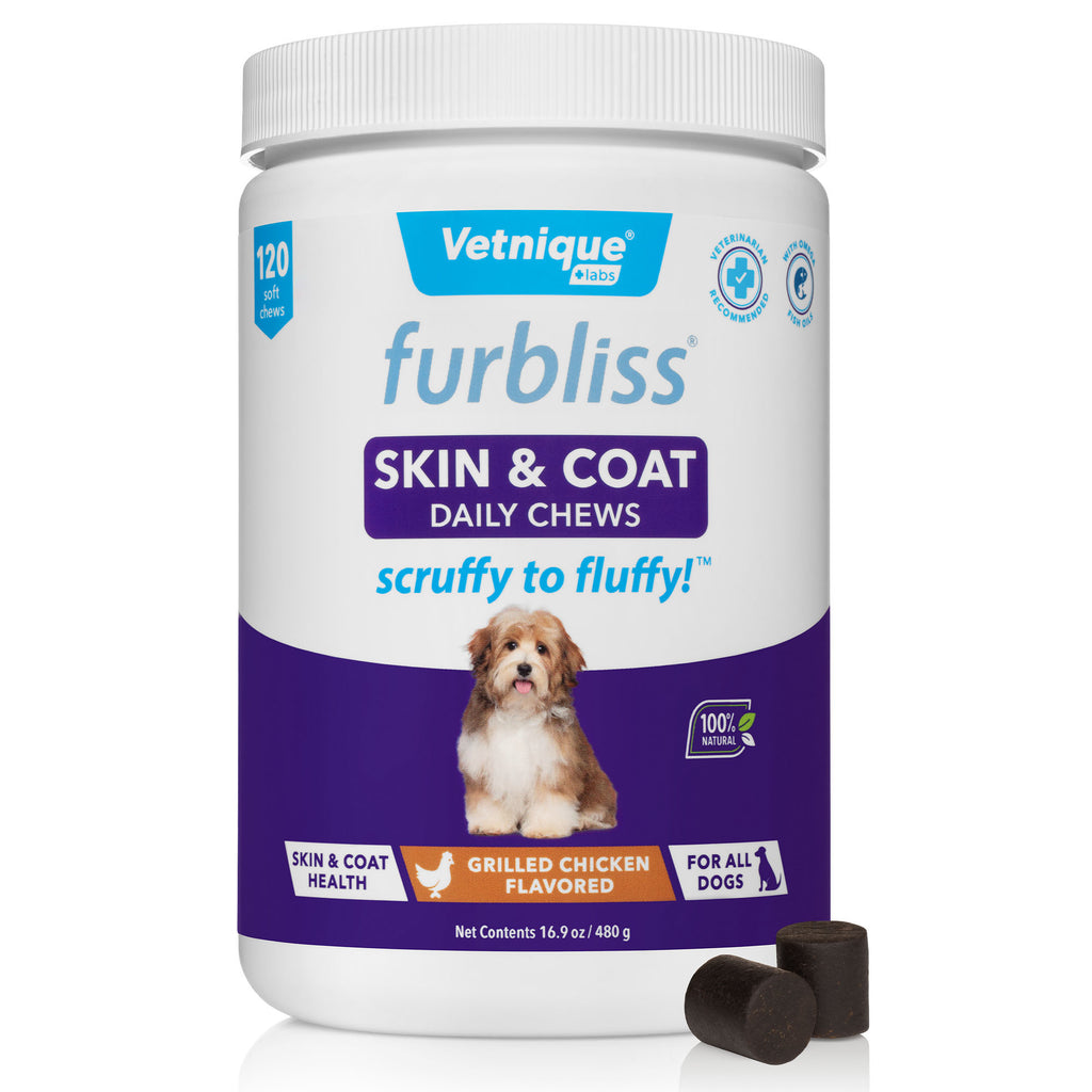 Furbliss™ Skin & Coat Daily Chews - 120ct