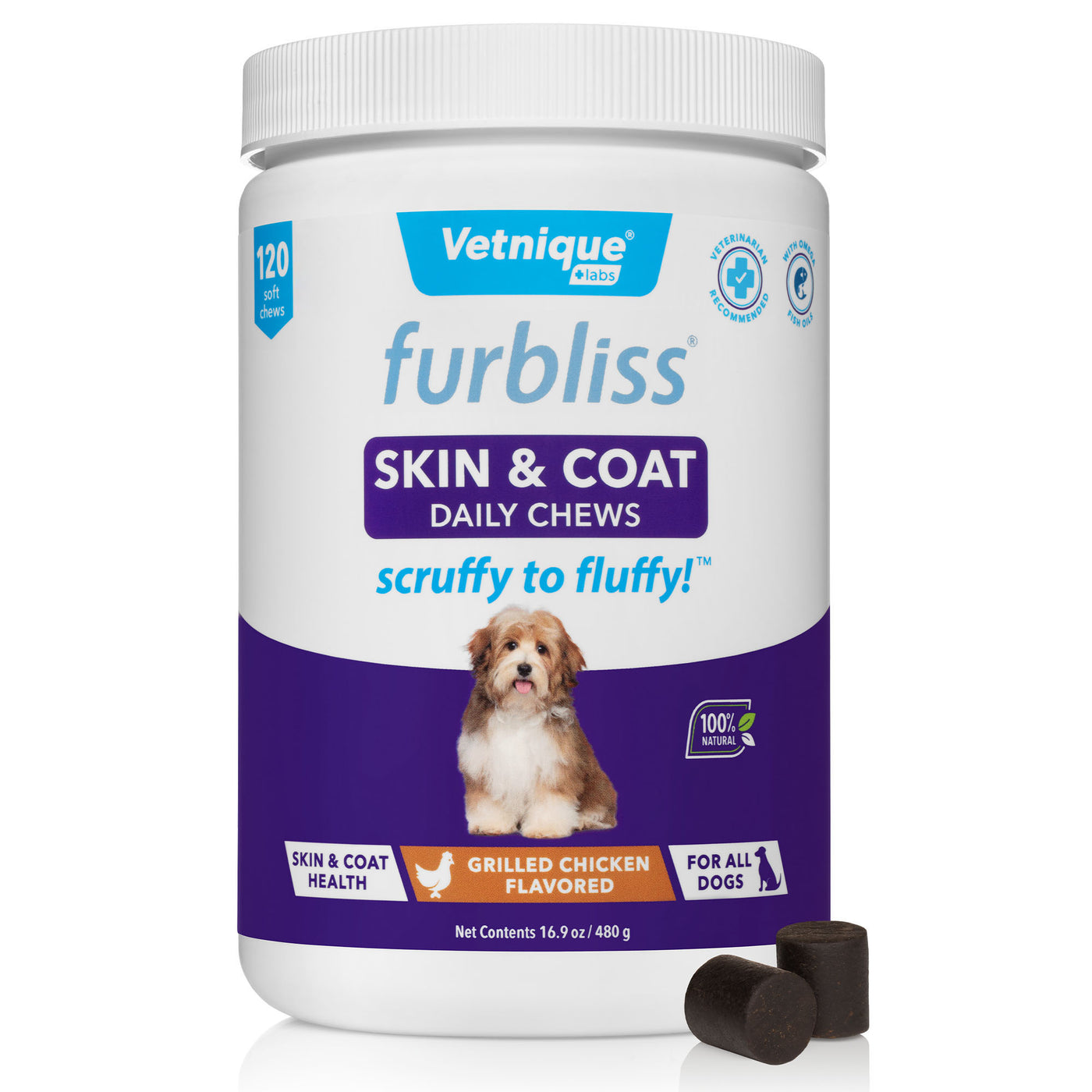 Furbliss™ Skin & Coat Daily Chews