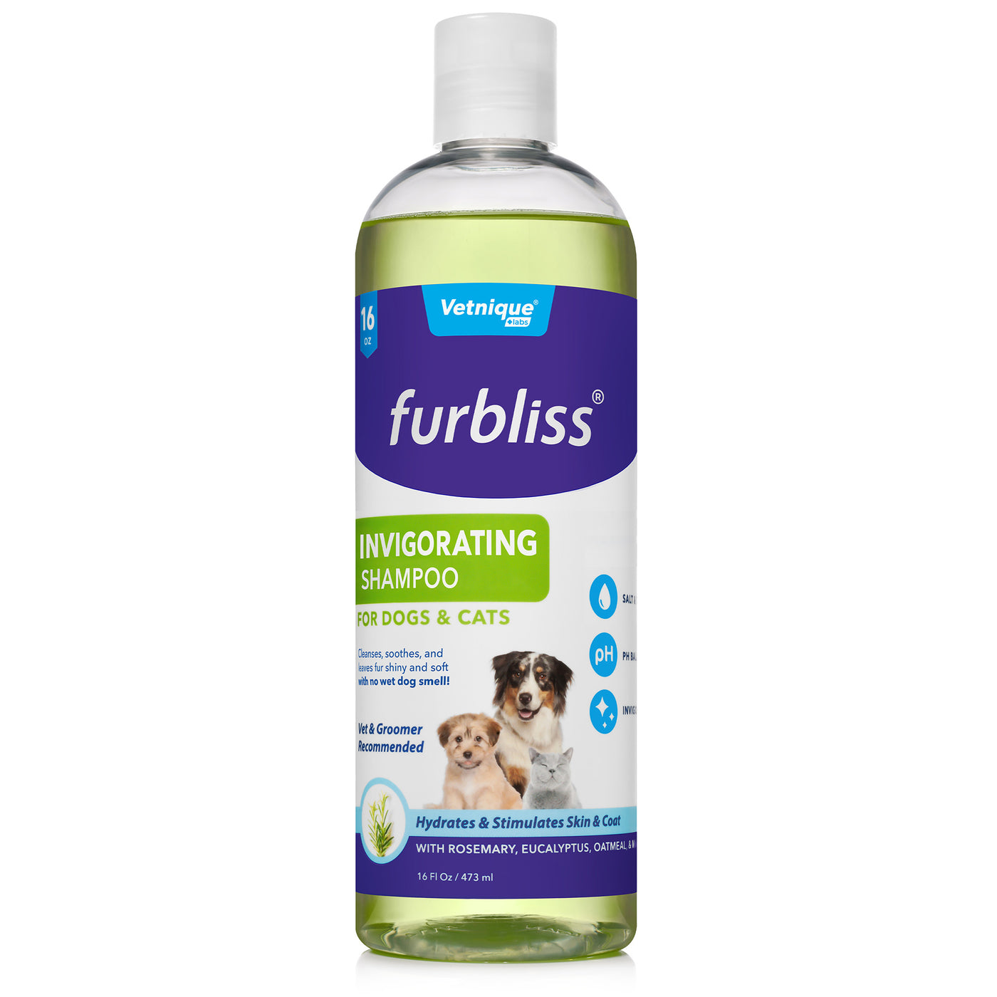 Furbliss® Invigorating Dog & Cat Shampoo - 16 oz