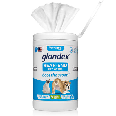 Glandex Rear-End Pet Wipes