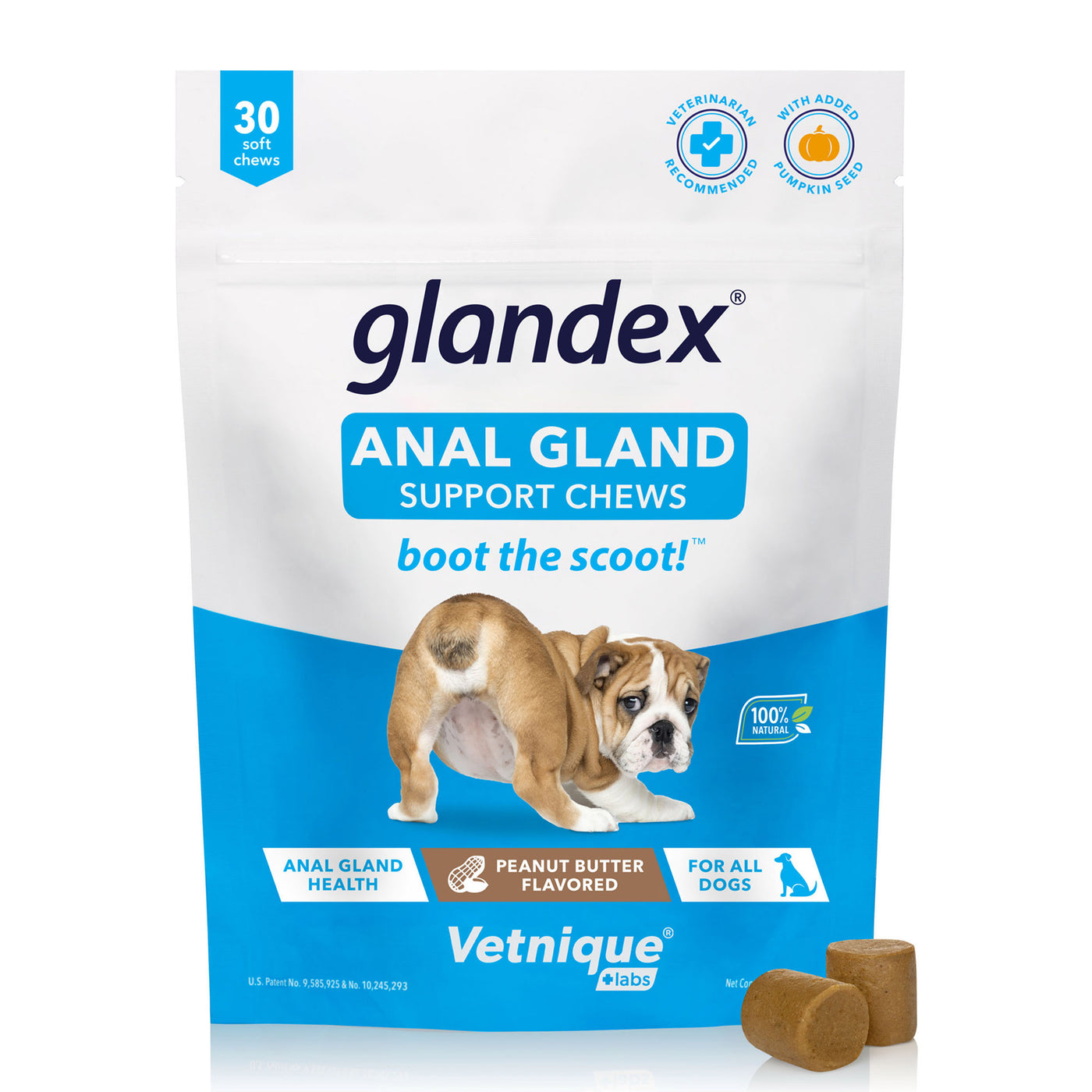 Glandex® Anal Gland Supplement for Dogs with Pumpkin - 30 Chews