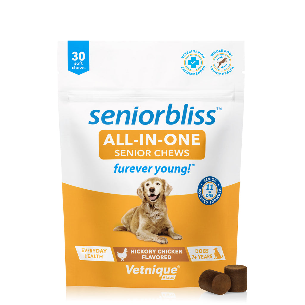 Seniorbliss™ All-in-One Supplement for Senior Dogs - 30 Chews