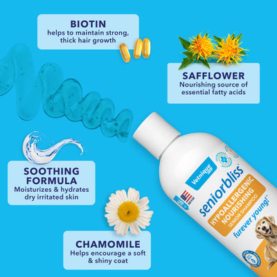 Seniorbliss™ Hypoallergenic Nourishing Senior Shampoo - 16 oz