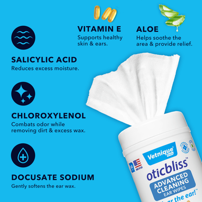 Powerful Ingredients in Oticbliss Advanced Cleaning Ear Wipes
