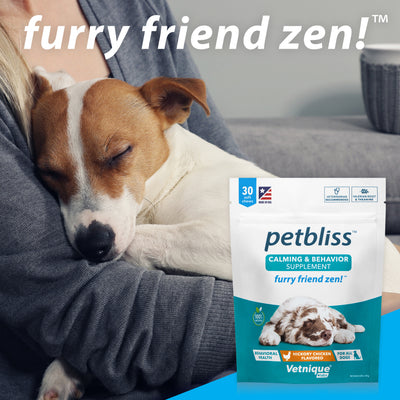 Petbliss ™ Calming & Behavior Supplement for Dogs - 60 Chews
